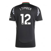 Camisa de time de futebol Arsenal Jurrien Timber #12 Replicas 2º Equipamento 2024-25 Manga Curta